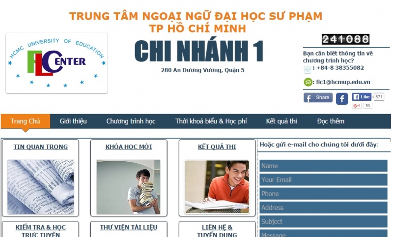 Trung tâm Ngoại ngữ Đại học Sư Phạm TP. HCM