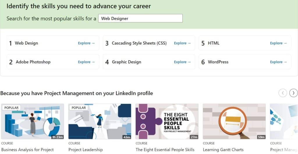 các khóa học marketing online cấp chứng chỉ từ Linkedin